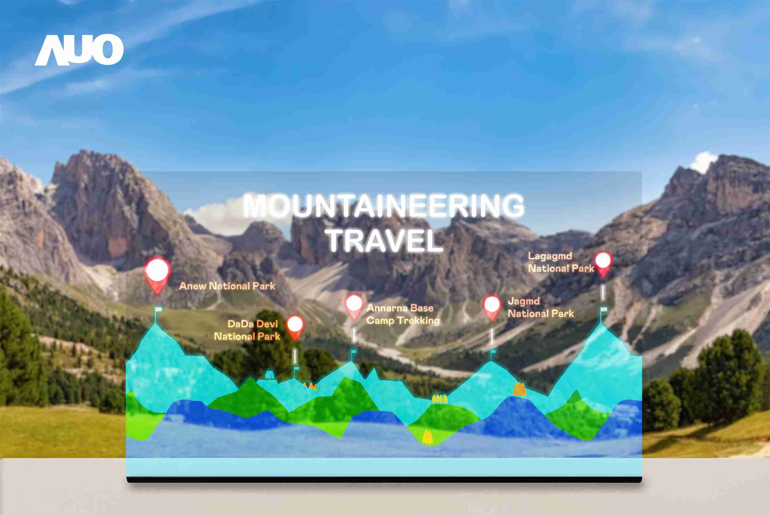 传奇国际展示全球单片尺寸最大(*)42吋透明Micro LED显示器拼接而成的〝64吋透明Micro LED显示器〞，，，具备高透明度、、1,000 nits高亮度、、、、广色域、、采用三边无边框的无缝拼接等多重特色，，，呈现超高清、、细腻画质而不遮挡后方视觉，，，，满足层峰需求，，，可广泛运用于零售、、艺术展览或商业空间等场域